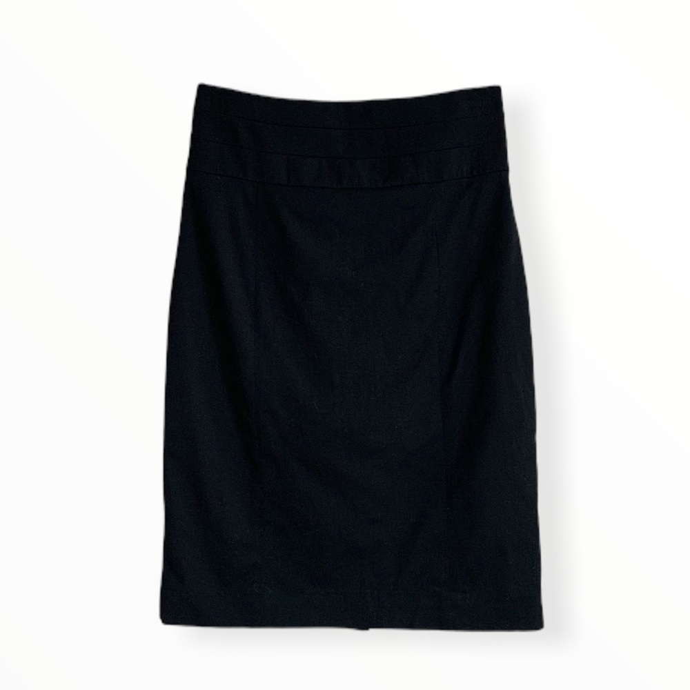 Black High Waisted Pencil Skirt